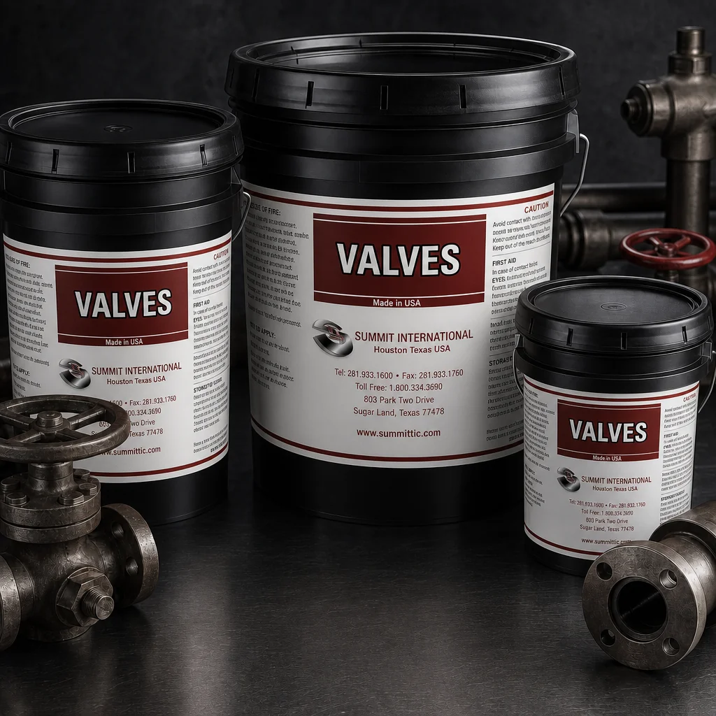 Summit Lubricants & Sealants — Valves